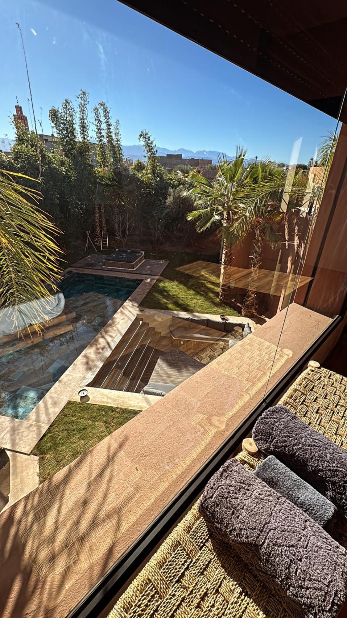 Villa Mattia Piscine Chauffee Sans Vis A Vis マラケシュ エクステリア 写真